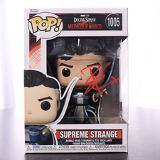 Benedict Cumberbatch Signed "Supreme Strange" #1005 Doctor Strange Multiverse of Madness Funko POP! Vinyl Figure (BAS Witness)