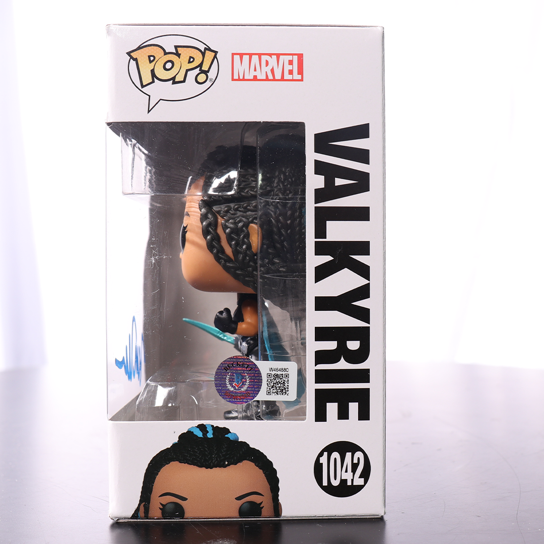 Tessa Thompson Signed "Valkyrie" #1042 Thor Love and Thunder Funko Pop! Vinyl Figure (Beckett)