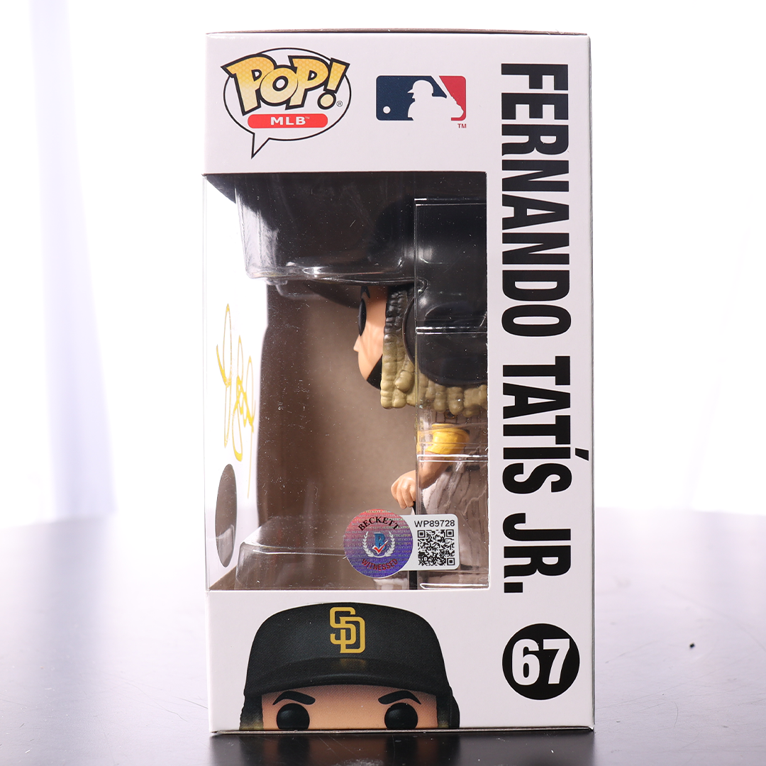 Fernando Tatis Jr. Signed Padres #67 Funko Pop! Vinyl Figure (Beckett)
