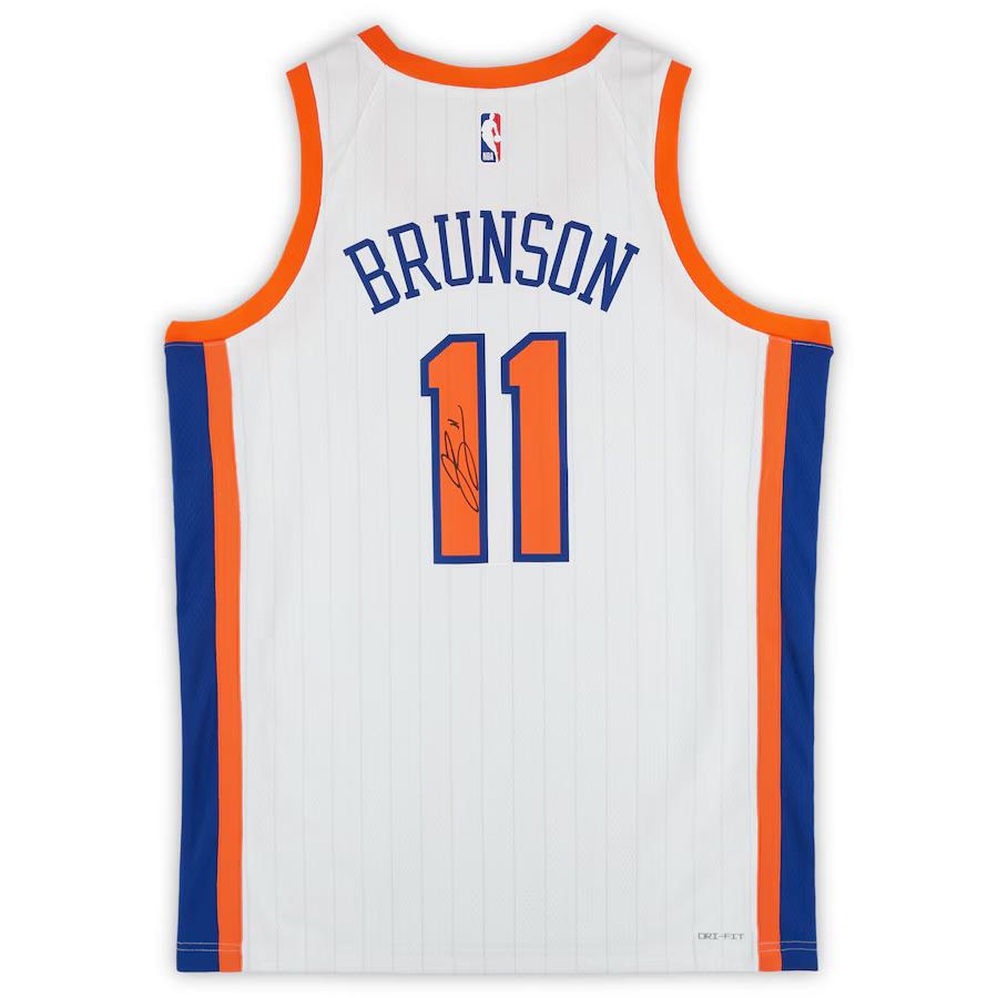 Jalen Brunson Signed Knicks Nike Authentic Jersey (Fanatics Authenticated)