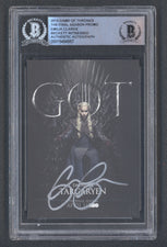 Emilia Clarke Signed 2019 Game of Thrones The Final Season Promo (BGS)