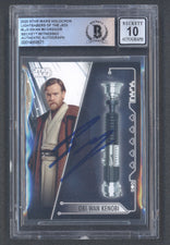 Ewan McGregor Signed 2020 Star Wars Holocron Lightsaber of the Jedi #LJ3 (BGS | Autograph Grade 10)