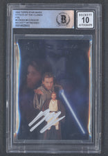 Ewan McGregor Signed 2002 Topps Star Wars Attack of the Clones Foil #6 (BGS | Autograph Grade 10)
