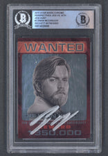 Ewan McGregor Signed 2015 Star Wars Chrome Perspectives Jedi vs. Sith Jedi Hunt #2 (BGS)