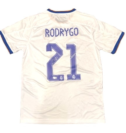 Rodrygo Signed Real Madrid Jersey (Beckett)