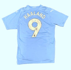 Erling Haaland Signed Manchester City Jersey (Beckett0