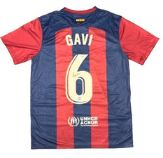 Gavi Signed Barcelona Jersey (Beckett)
