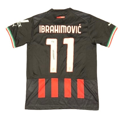 Ziatan Ibrahimovic Signed Milan Jersey (Beckett)