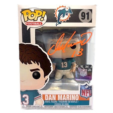 Dan Marino Signed Dolphins #91 Funko Pop! Vinyl Figure (Beckett)