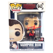 Sean Astin Signed "Stranger Things" #643 Vampire Bob Funko Pop Vinyl Figure (Beckett)