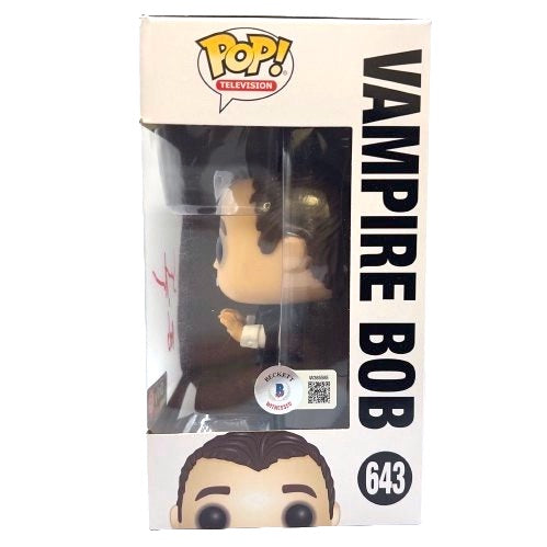 Sean Astin Signed "Stranger Things" #643 Vampire Bob Funko Pop Vinyl Figure (Beckett)