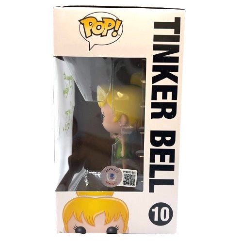 Margaret Kerry Signed "Disney" #10 Tinker Bell Funko Inscribed "Tinker Bell" (Beckett)