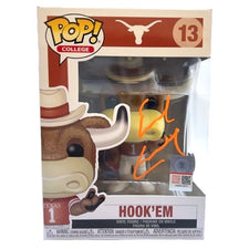 Earl Campbell Signed Texas Longhorns #13 Hook'em Funko Pop! Vinyl Figure (Beckett)