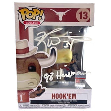 Ricky Williams Signed Texas Longhorns #13 Funko Pop! Vinyl Figure Inscribed "98 Heisman" (Beckett)