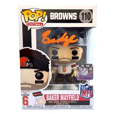 Baker Mayfield Signed Browns #110 Funko Pop! Vinyl Figure (Beckett)
