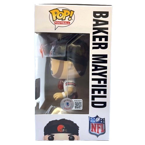 Baker Mayfield Signed Browns #110 Funko Pop! Vinyl Figure (Beckett)