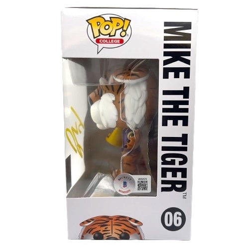 Shaquille O'Neal Signed LSU Tigers #06 Mike the Tiger Funko Pop! Vinyl Figure (Beckett)