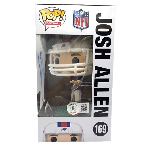 Josh Allen Signed Bills #169 Funko Pop! Vinyl Figure (Beckett)