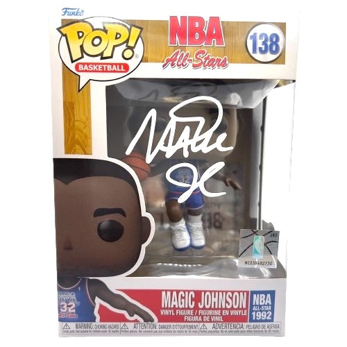Magic Johnson Signed NBA All-Stars #138 Funko Pop! Vinyl Figure (Beckett)