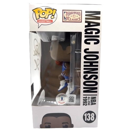 Magic Johnson Signed NBA All-Stars #138 Funko Pop! Vinyl Figure (Beckett)