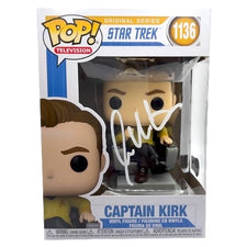 William Shatner Signed Captain Kirk Star Trek Funko POP! #1136