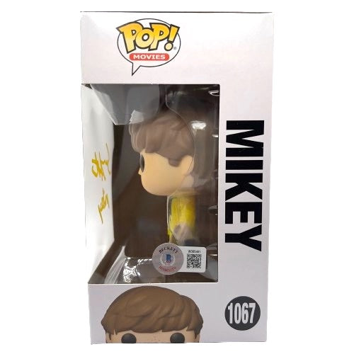 Sean Astin Signed "The Goonies" #1067 Mikey Funko Pop! Vinyl Figure Inscribed "Mikey" (Beckett)