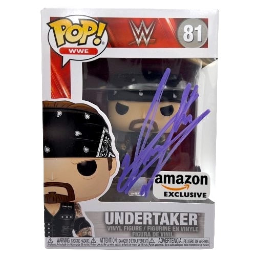 The Undertaker Signed "WWE" #81 Funko Pop! Vinyl Figure (Beckett)
