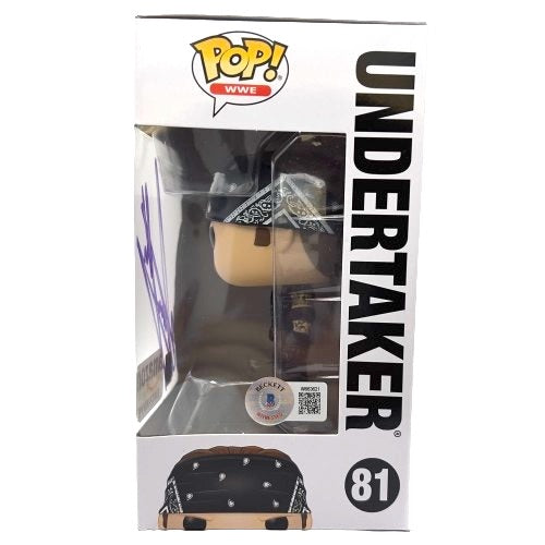 The Undertaker Signed "WWE" #81 Funko Pop! Vinyl Figure (Beckett)