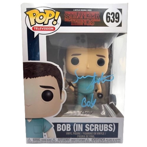 Sean Astin Signed "Stranger Things" #643 Vampire Bob Funko Pop Vinyl Figure (Beckett)