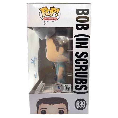 Sean Astin Signed "Stranger Things" #643 Vampire Bob Funko Pop Vinyl Figure (Beckett)