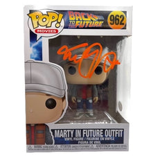 Michael J. Fox Signed "Back to the Future" #962 Marty in Future Outfit Funko Pop! Vinyl Figure (JSA)