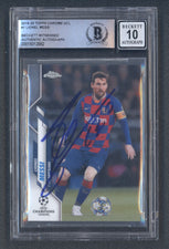 Lionel Messi Signed 2019-20 Topps Chrome UCL #1 (BGS | Autograph Grade 10)