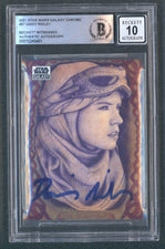 Daisy Ridley Signed 2021 Star Wars Galaxy Chrome #57 (BGS | Autograph 10)