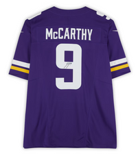 J.J. McCarthy Signed Vikings Nike Jersey (Beckett Authenticated)