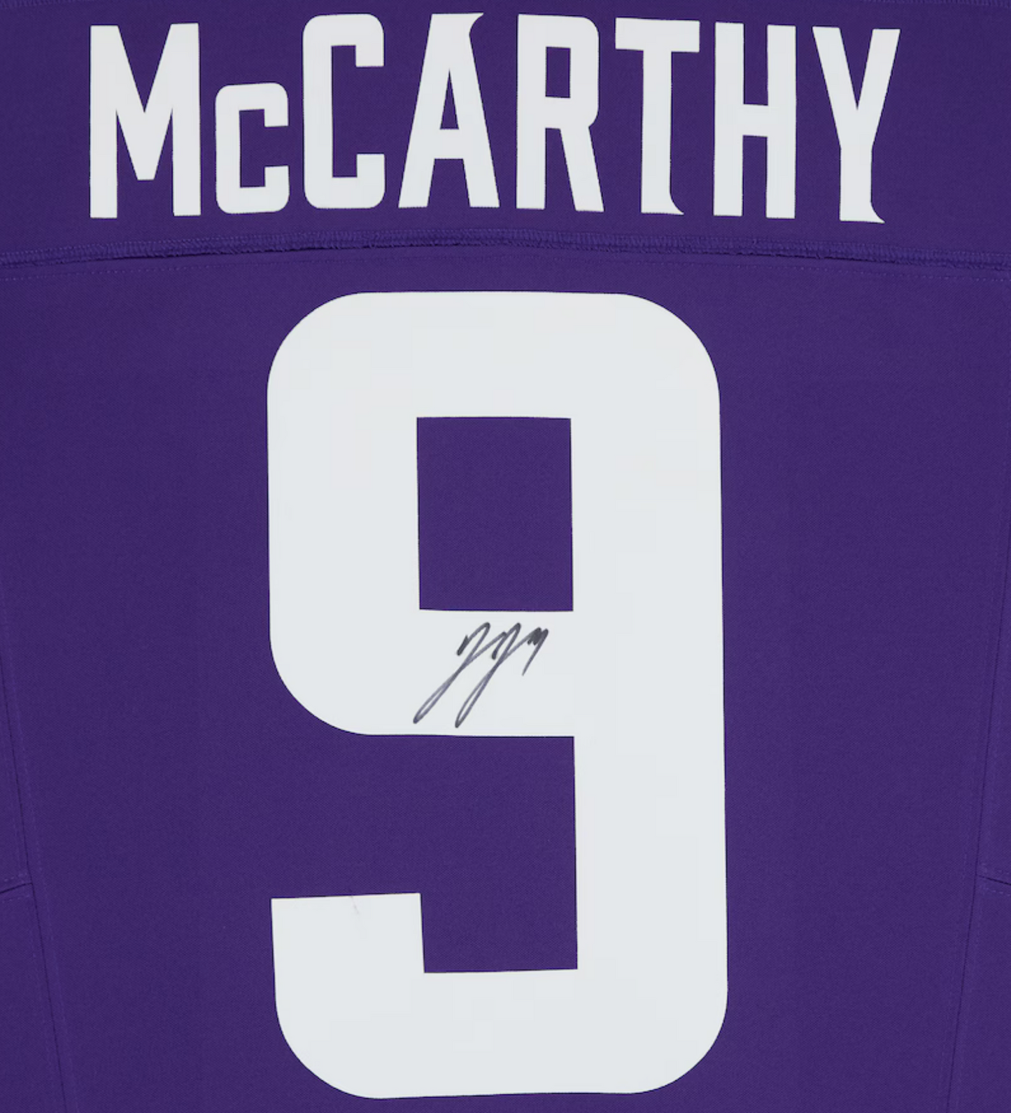 J.J. McCarthy Signed Vikings Nike Jersey (Beckett Authenticated)