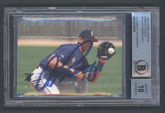 Alex Rodriguez Signed 1995 Fleer Update Rookie Update #9 (BGS | Autograph Grade 10)