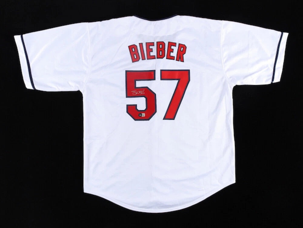 Shane Bieber Signed Jersey (Beckett)