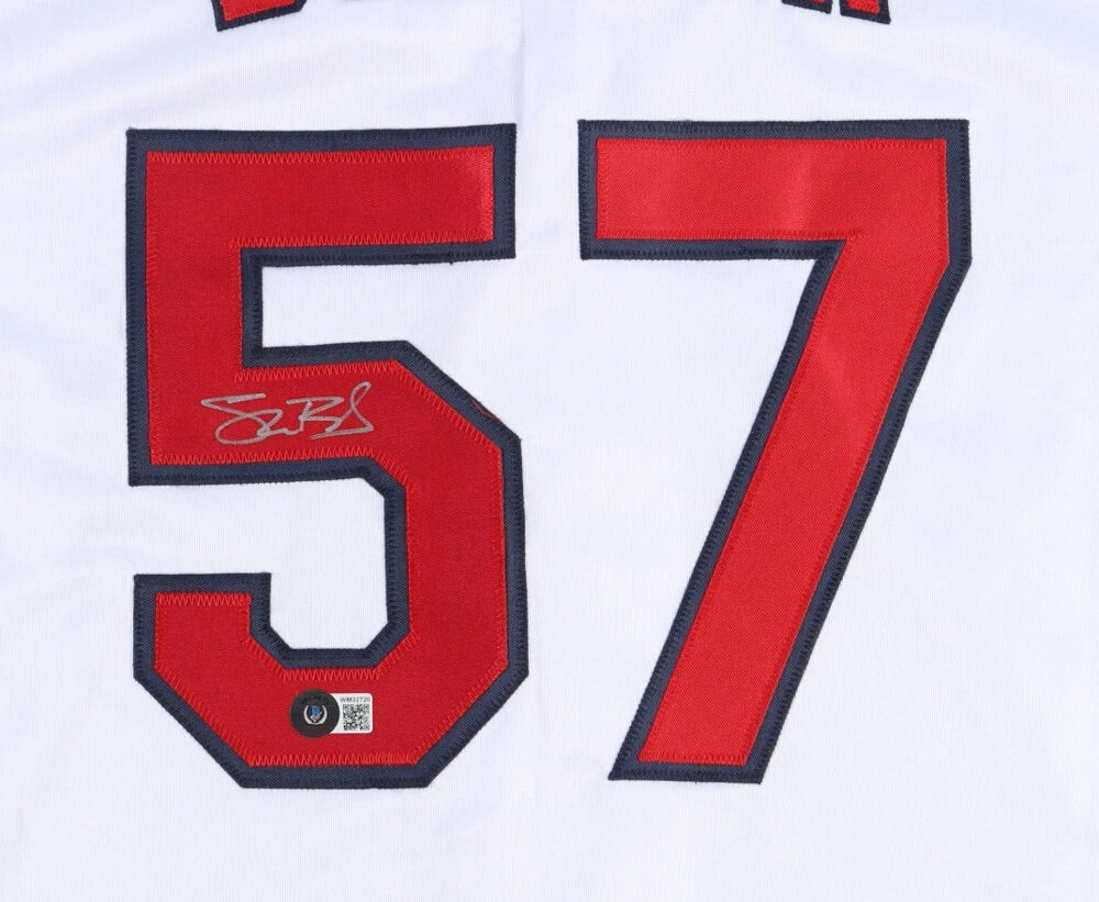 Shane Bieber Signed Jersey (Beckett)