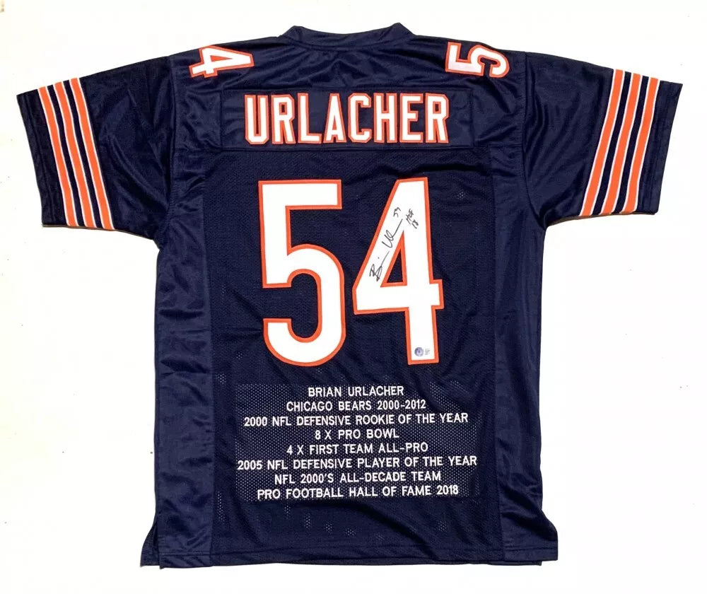 Brian Urlacher Signed Jersey (Beckett)