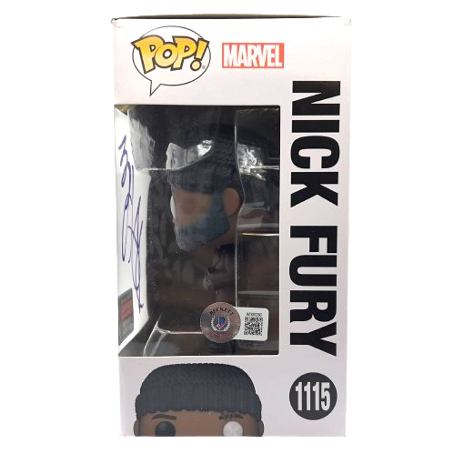 Samuel L Jackson Signed "Nick Fury" #1115 Secret Invasion Funko Pop! Vinyl Figure (Beckett)