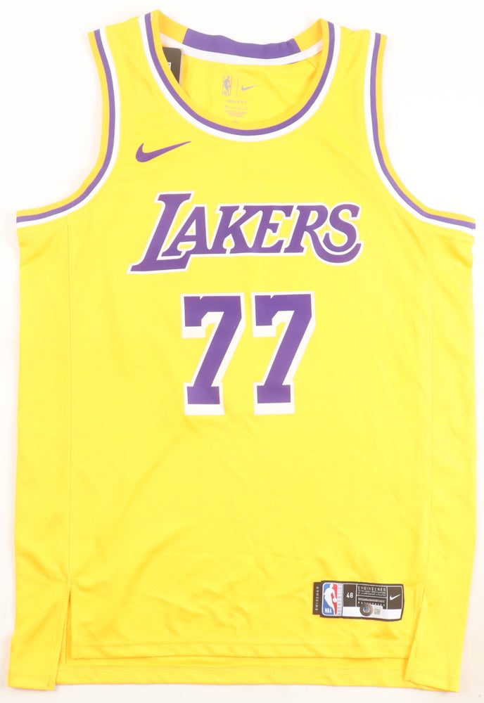 Luka Doncic Signed Lakers Authentic Nike Dri-Fit Jersey (Beckett)