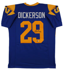 Eric Dickerson Signed Jersey Inscribed "HOF 99" (Beckett)