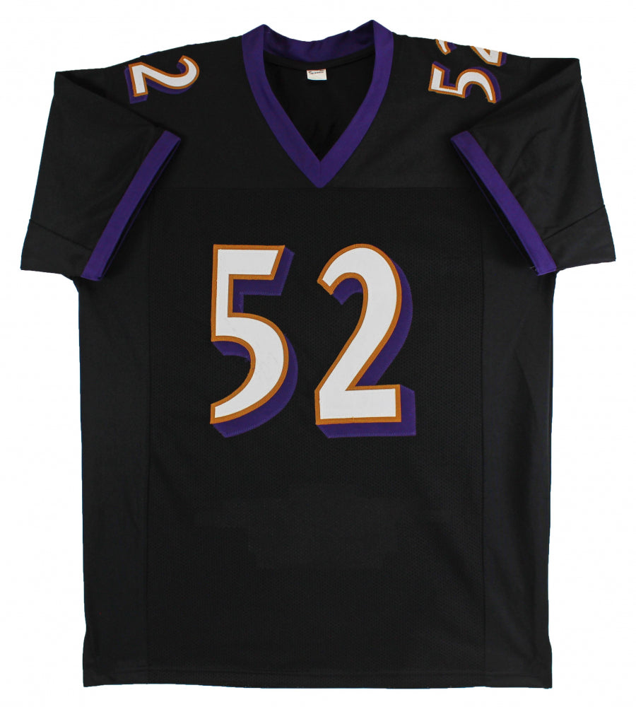 Ray Lewis Signed Stat Jersey (Beckett)