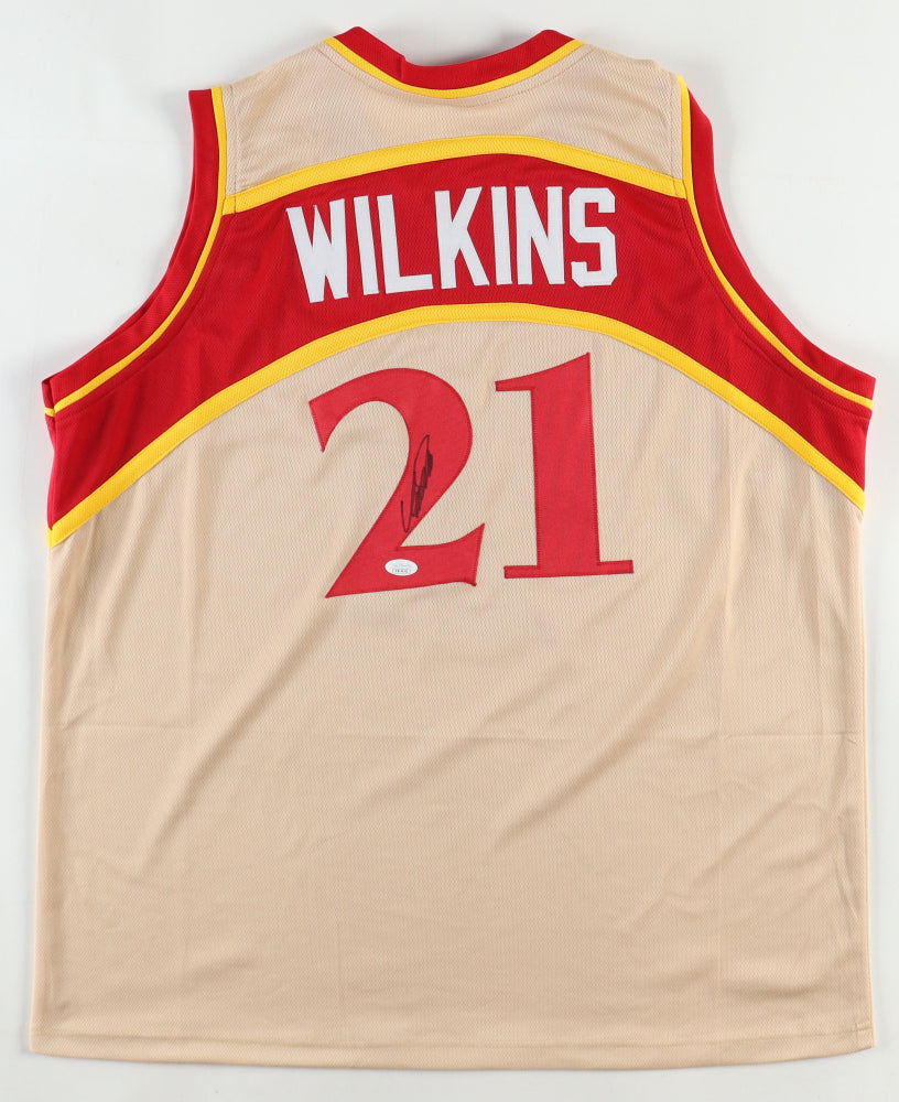 Dominique Wilkins Signed Jersey Inscribed "HOF 06" (Beckett)