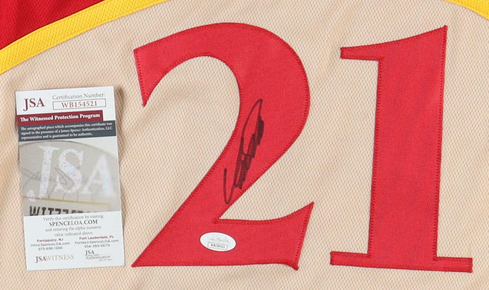 Dominique Wilkins Signed Jersey Inscribed "HOF 06" (Beckett)