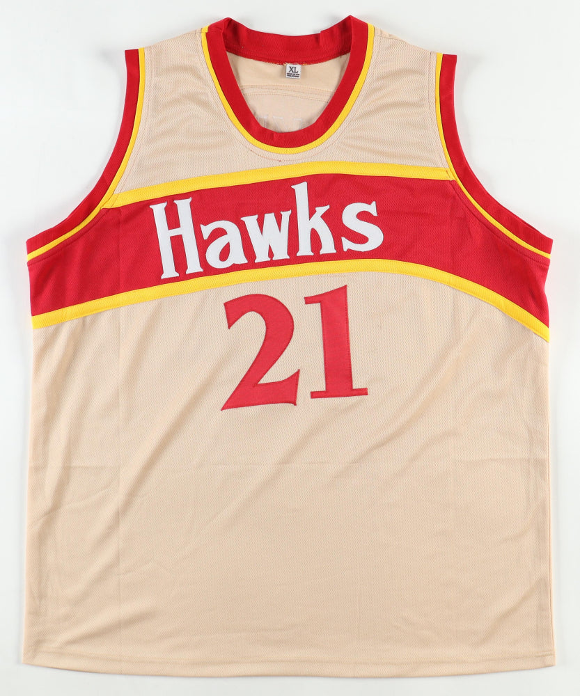 Dominique Wilkins Signed Jersey Inscribed "HOF 06" (Beckett)