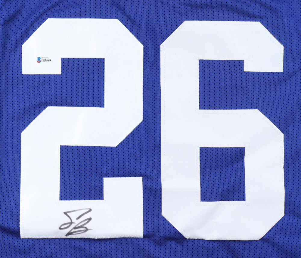 Saquon Barkley Signed Jersey (Beckett)