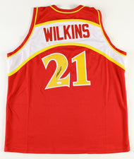 Dominique Wilkins Signed Jersey Inscribed "HOF 06" (Beckett)