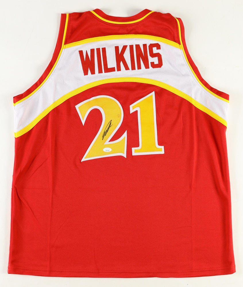 Dominique Wilkins Signed Jersey Inscribed "HOF 06" (Beckett)