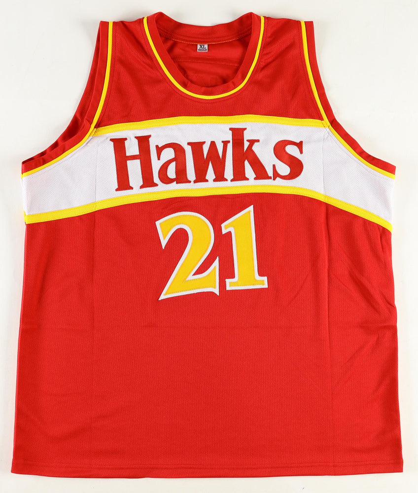 Dominique Wilkins Signed Jersey Inscribed "HOF 06" (Beckett)